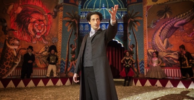 Adrien Brody as Harry Houdini in History Channel TV Mini-Series